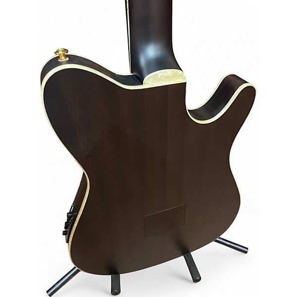 Used Ibanez TOD10NLTKF Black Nylon String Acoustic Guitar