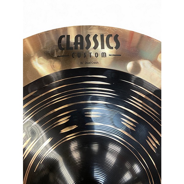 Used MEINL 16in Classic Custom Dual Crash Cymbal