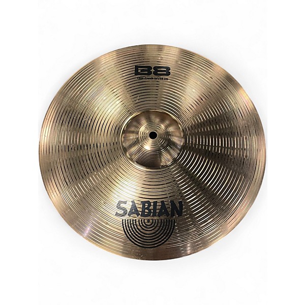 Used SABIAN 15in B8 Thin Crash Cymbal