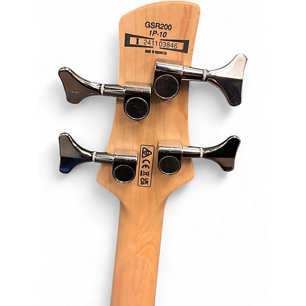 Used Ibanez GSR200 Transparent Red Electric Bass Guitar