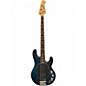 Used Sterling by Music Man Sub 4 Trans Blue Electric Bass Guitar thumbnail