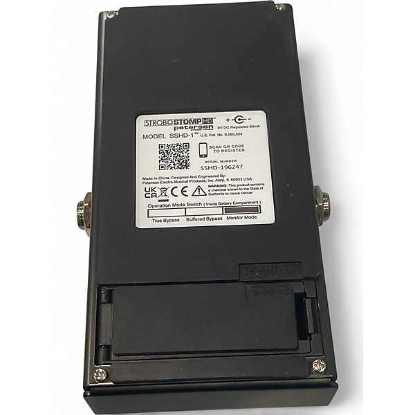 Used Peterson StroboStomp HD Tuner Pedal