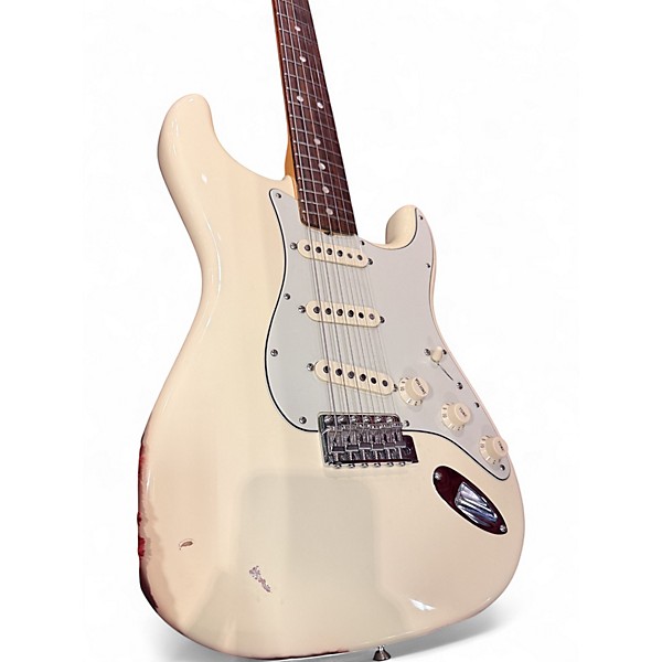 Used Fender American Original 60s Stratocaster Olympic White Solid Body Electric Guitar
