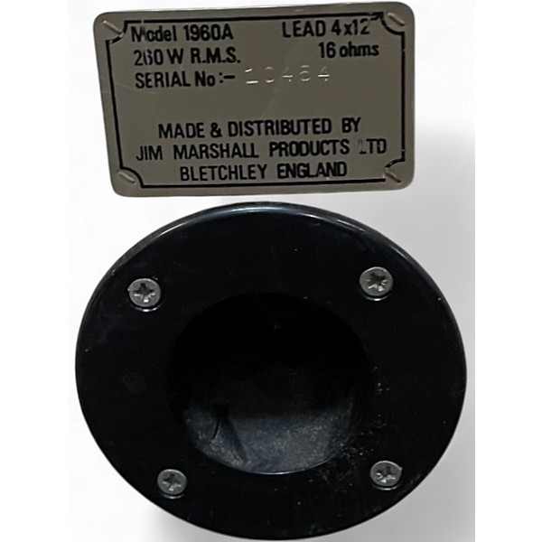 Vintage 1980s Marshall Anniversary Series 4x12 Slant Guitar Cabinet