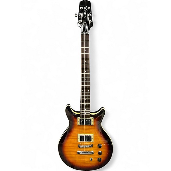 Used Hamer Sunburst A/T 2 Tone Sunburst Solid Body Electric Guitar