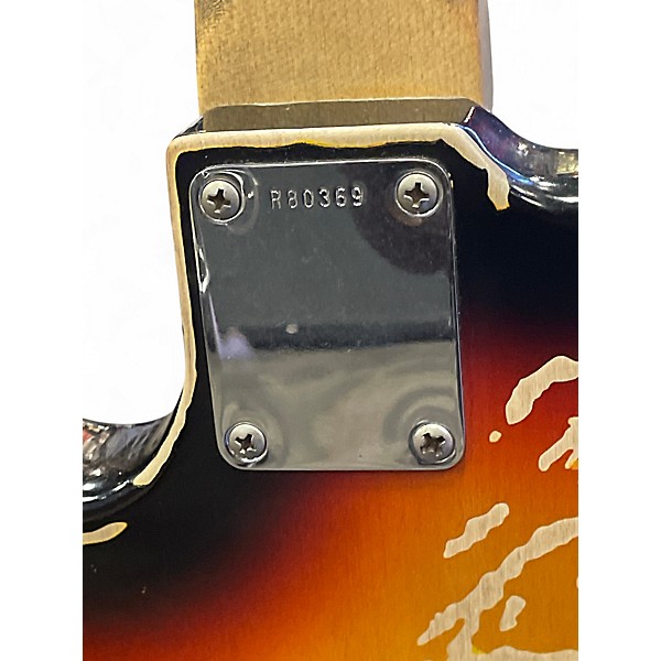 Vintage 2015 Fender Jaco Pastorius Signature Relic Jazz Bass Aged Sunburst Electric Bass Guitar