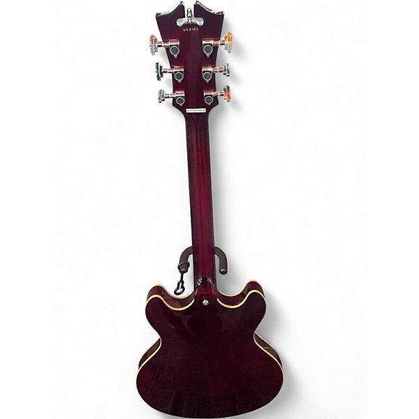 Used D'Angelico Premier Series DC Wine Red Hollow Body Electric Guitar