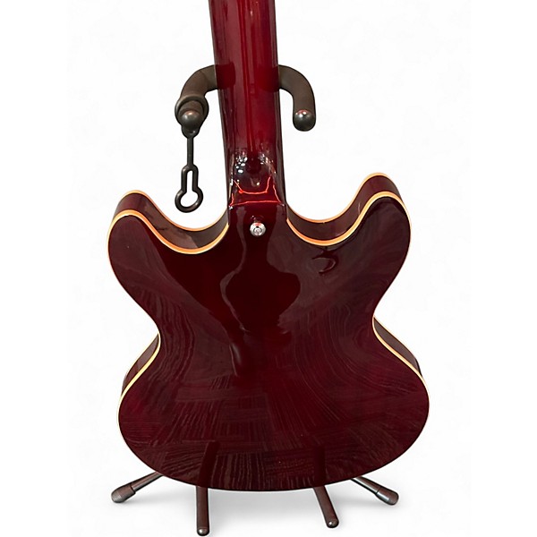 Used D'Angelico Premier Series DC Wine Red Hollow Body Electric Guitar