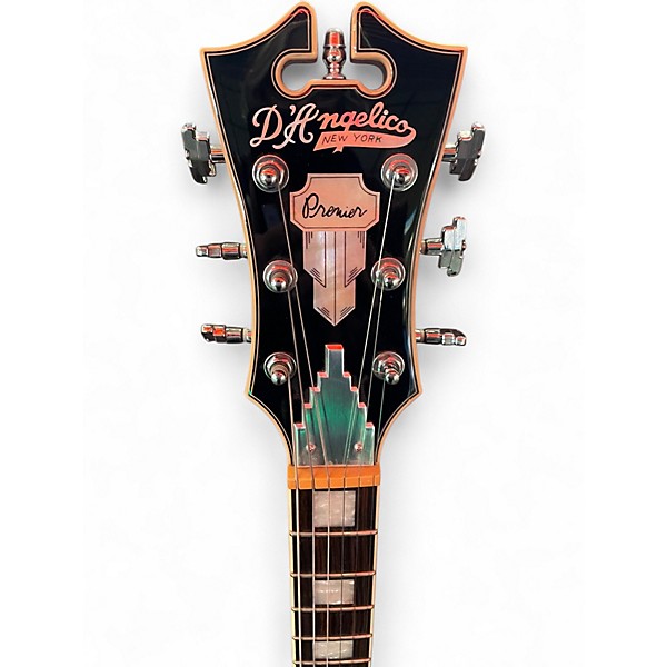 Used D'Angelico Premier Series DC Wine Red Hollow Body Electric Guitar