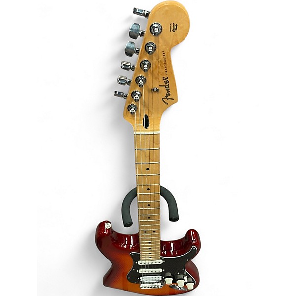 Used Fender Player Plus Stratocaster Plus Top HSS Crimson Red Burst Solid Body Electric Guitar