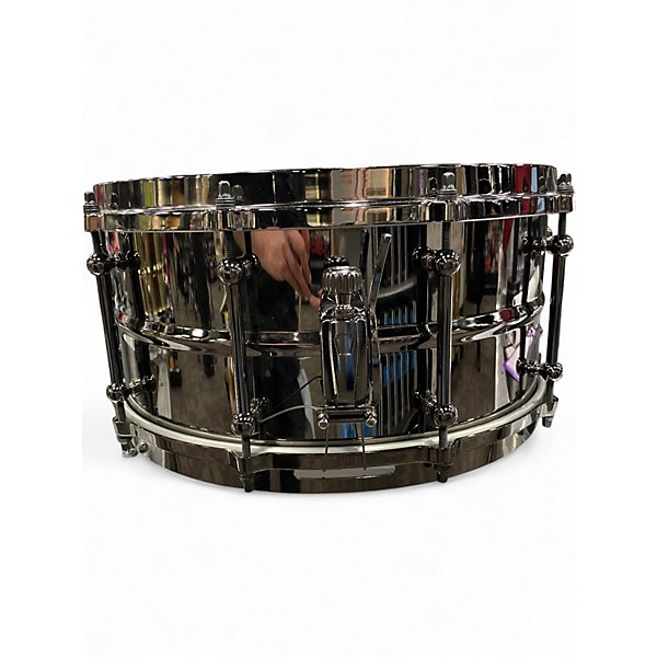 Used 2025 Ludwig 6.5X14 Universal Series Black Brass Nickel Die Cast Drum