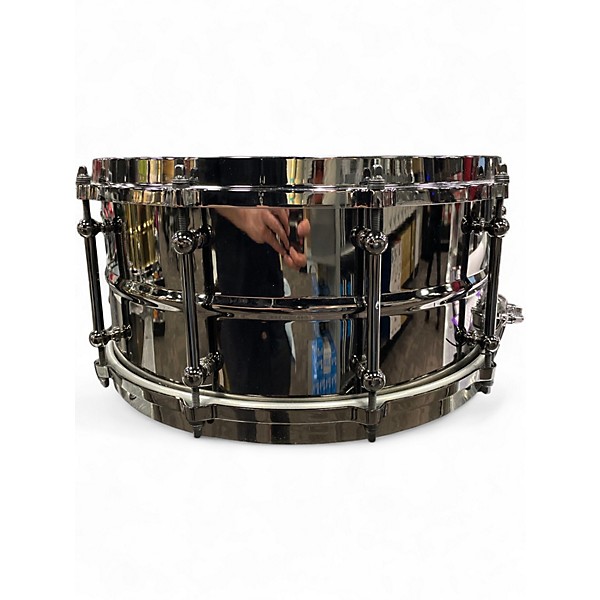 Used 2025 Ludwig 6.5X14 Universal Series Black Brass Nickel Die Cast Drum