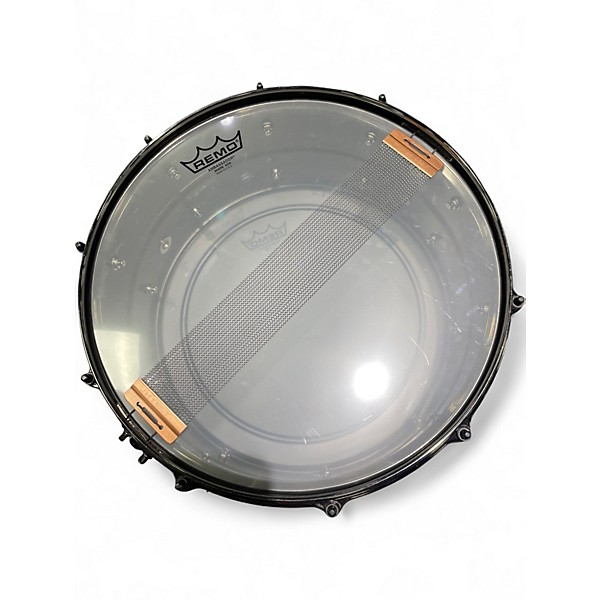 Used 2025 Ludwig 6.5X14 Universal Series Black Brass Nickel Die Cast Drum