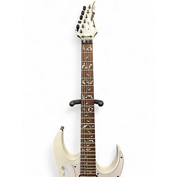 Used Ibanez JEMJR WHITE Solid Body Electric Guitar