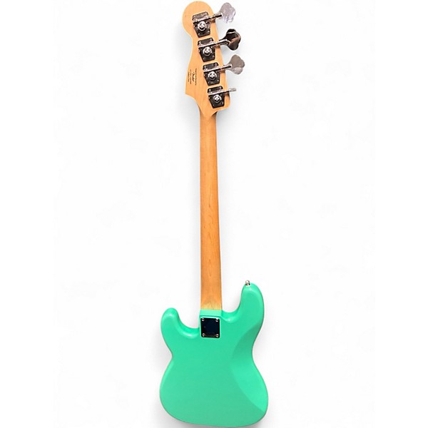 Used Squier Precision Bass Surf Green Electric Bass Guitar