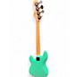 Used Squier Precision Bass Surf Green Electric Bass Guitar