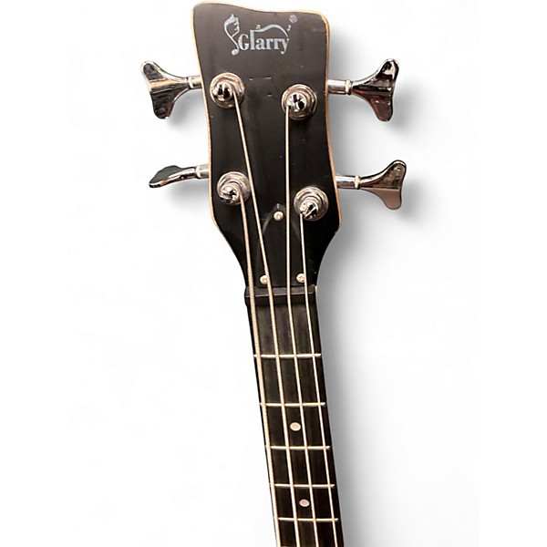 Used Glarry GW101 Blue Burst Electric Bass Guitar