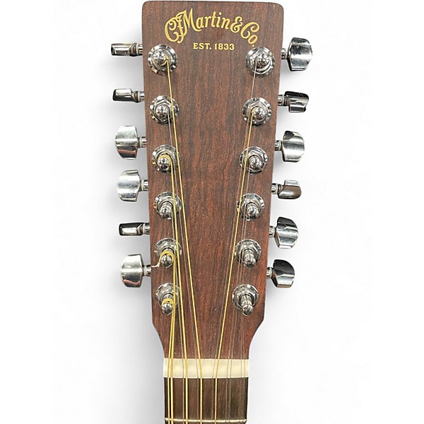 Used Martin DX2E Natural 12 String Acoustic Electric Guitar