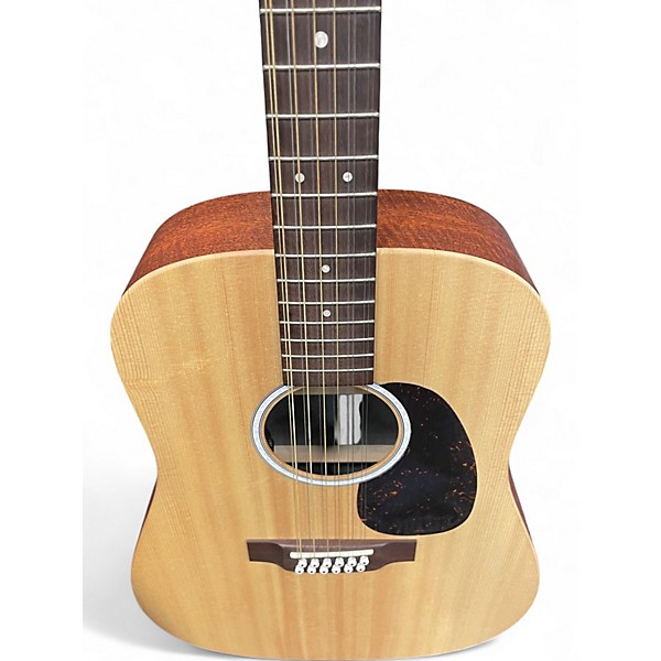 Used Martin DX2E Natural 12 String Acoustic Electric Guitar
