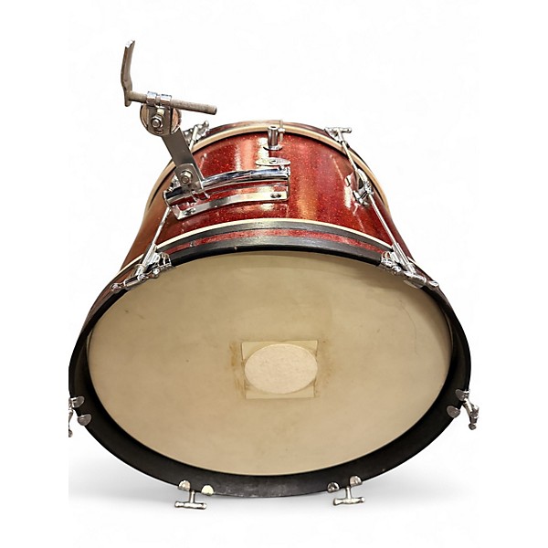 Used Prestige 3 Piece VINTAGE STYLE 3 PIECE RED SPARKLE DRUM KIT RED SPARKLE Drum Kit