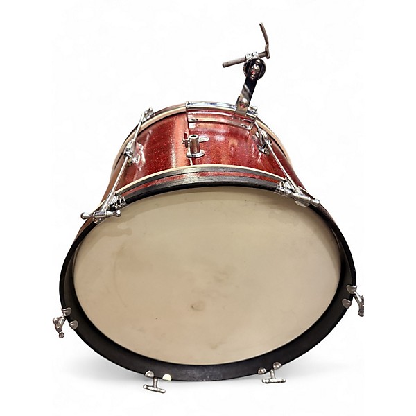 Used Prestige 3 Piece VINTAGE STYLE 3 PIECE RED SPARKLE DRUM KIT RED SPARKLE Drum Kit