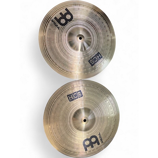 Used MEINL 14in HCS Hi Hat Pair Cymbal