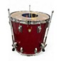 Used Ludwig 3 Piece Classic Maple Red Sparkle Drum Kit