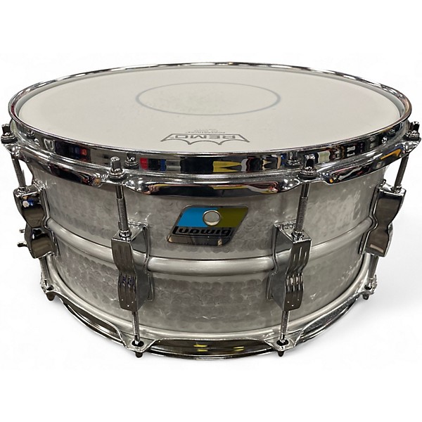 Used Ludwig 14in Hammered Acrolite Aluminum Drum