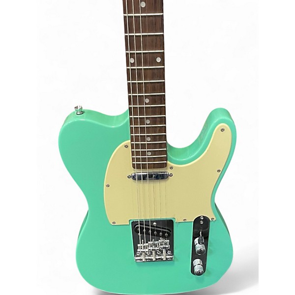 Used Sawtooth ET Telecaster Surf Green Solid Body Electric Guitar