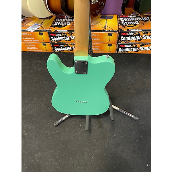 Used Sawtooth ET Telecaster Surf Green Solid Body Electric Guitar