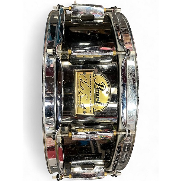 Used Pearl 14in chad smith signature series black nickel Drum