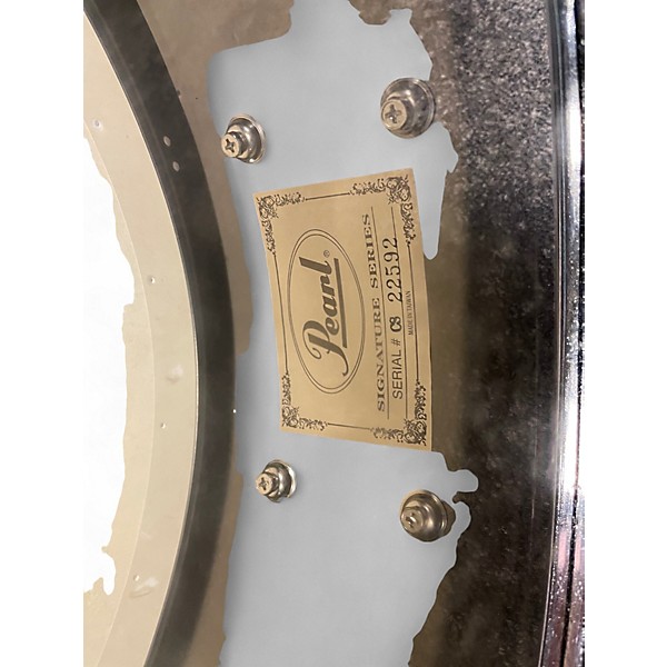 Used Pearl 14in chad smith signature series black nickel Drum