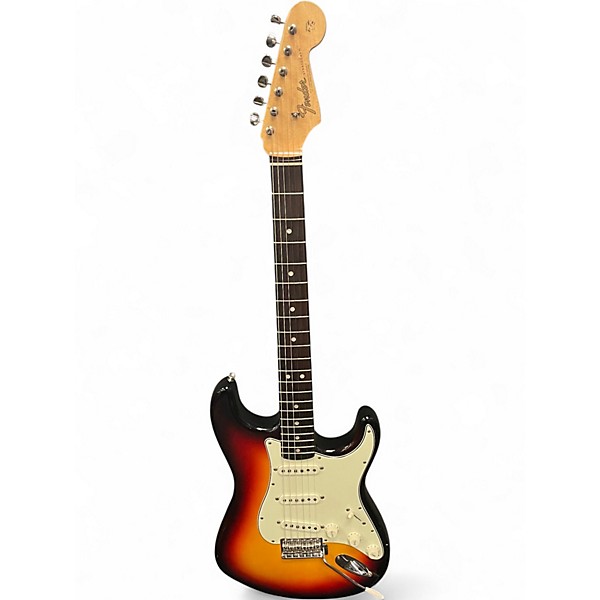 Used 2013 Fender 1965 American Vintage Stratocaster 3 Color Sunburst Solid Body Electric Guitar