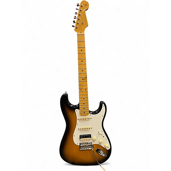 Used 2024 Fender JV Modified '50s Stratocaster HSS 2 Tone Sunburst Solid Body Electric Guitar