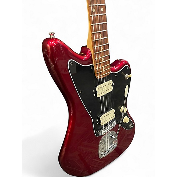 Used Fender Player Jazzmaster Chrome Red Metallic Solid Body Electric Guitar