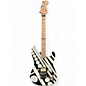 Used EVH Stripe Series Circles Black and White Solid Body Electric Guitar thumbnail