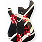 Used EVH Stripe Series Circles Black and White Solid Body Electric Guitar