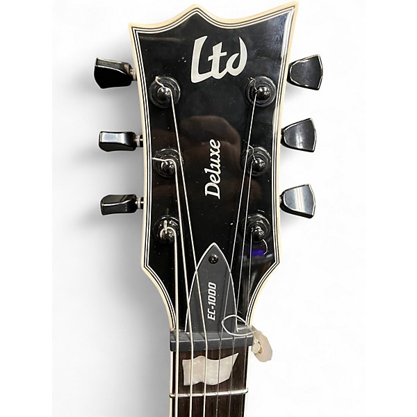 Used ESP LTD EC1000 Black Solid Body Electric Guitar
