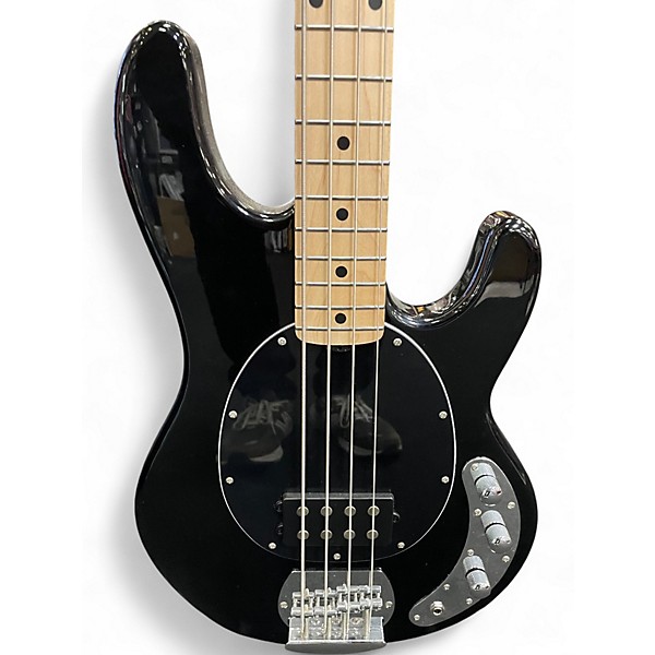 Used Sterling by Music Man SUB Stingray Satin Transparent Black Electric Bass Guitar