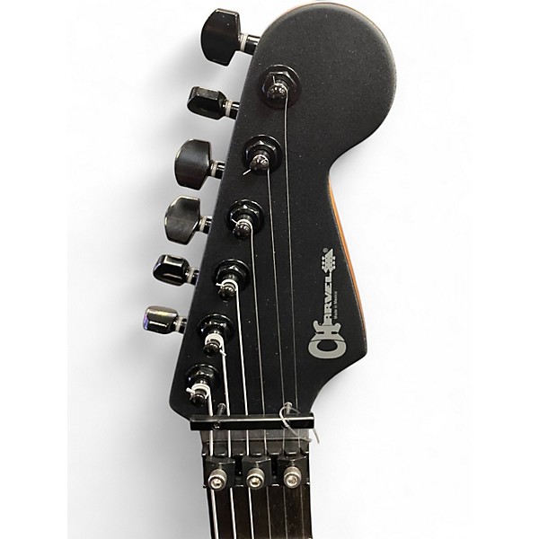 Used Charvel Plus SD1 HH HT Flat Black Solid Body Electric Guitar