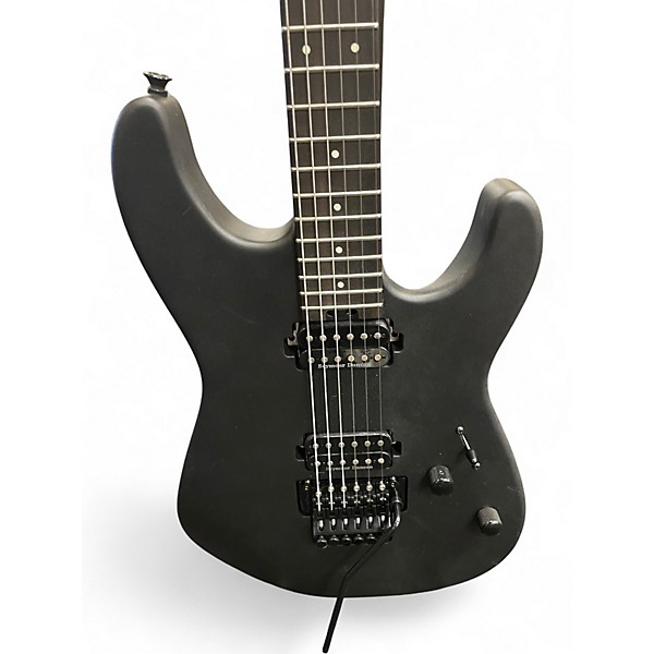 Used Charvel Plus SD1 HH HT Flat Black Solid Body Electric Guitar