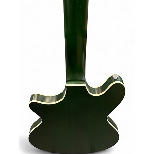 Used Schecter Guitar Research TSH1 Emerald Green Hollow Body Electric Guitar