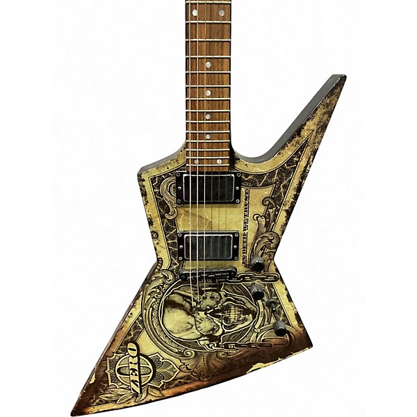 Used 2013 Dean Dave Mustaine Zero In Deth We Trust Custom Graphic Solid Body Electric Guitar