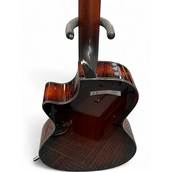 Used Taylor 522CE 12 FRET MAHOGANY EDGE BURST Acoustic Electric Guitar