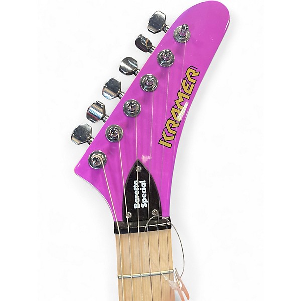 Used Kramer baretta special Purple Solid Body Electric Guitar