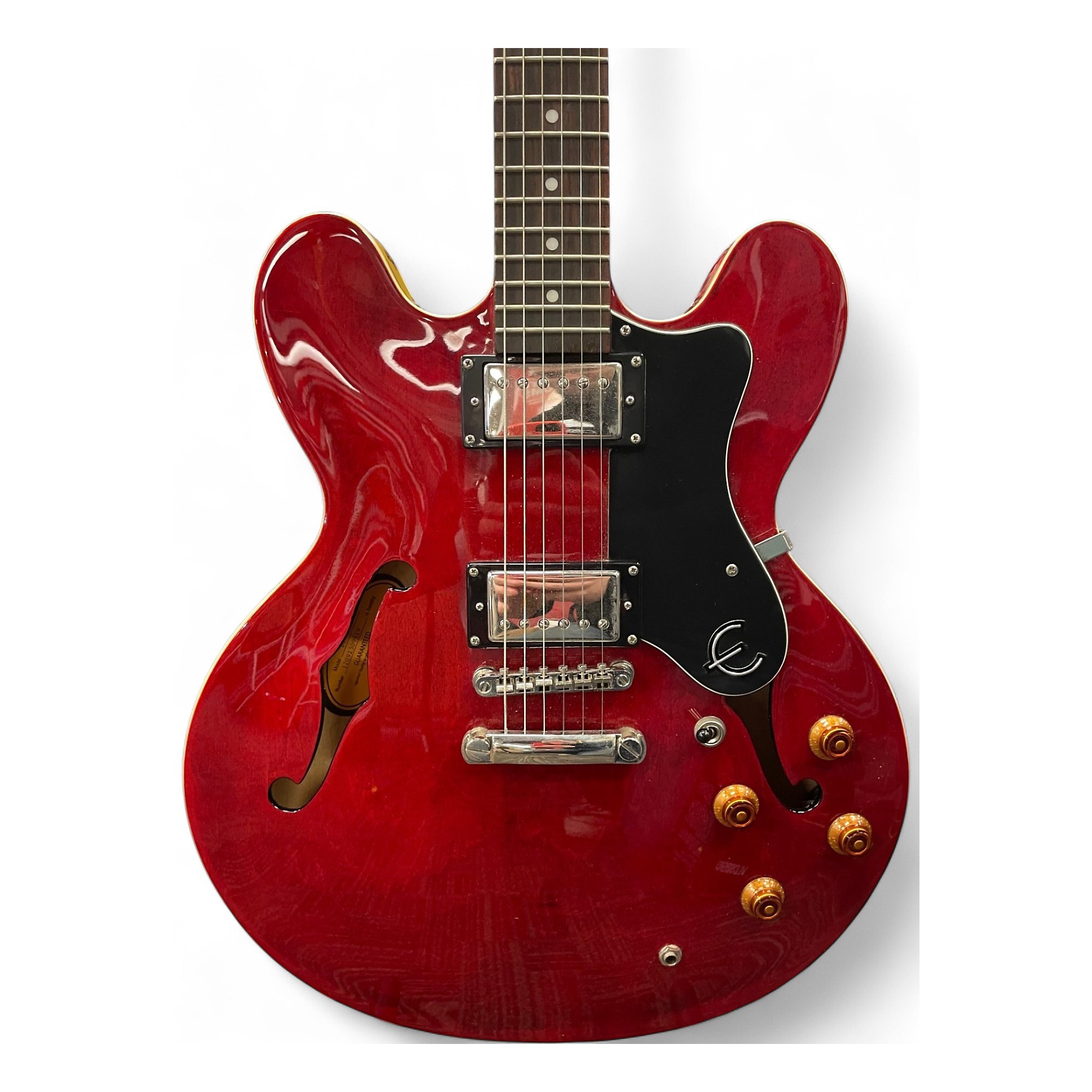 Used Epiphone Dot CH Cherry Hollow Body Electric Guitar Cherry
