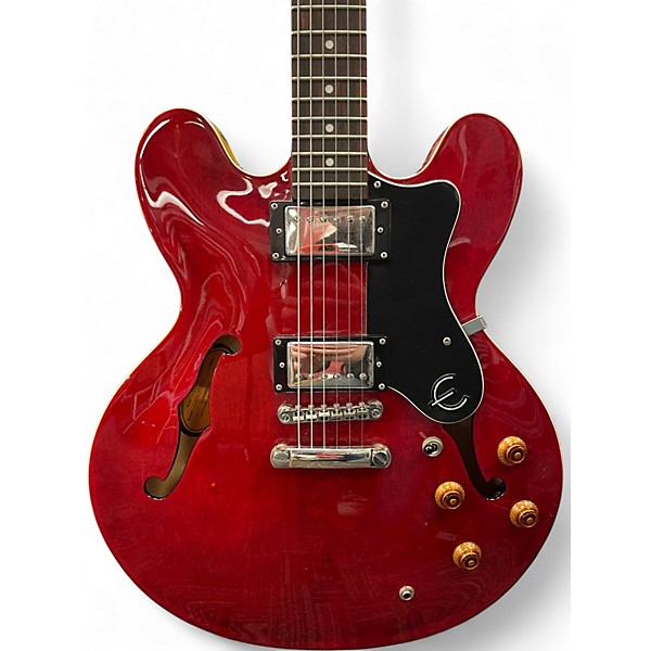Used Epiphone Dot CH Cherry Hollow Body Electric Guitar