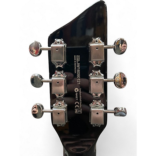 Used Supro 2030BM Hampton Black Solid Body Electric Guitar