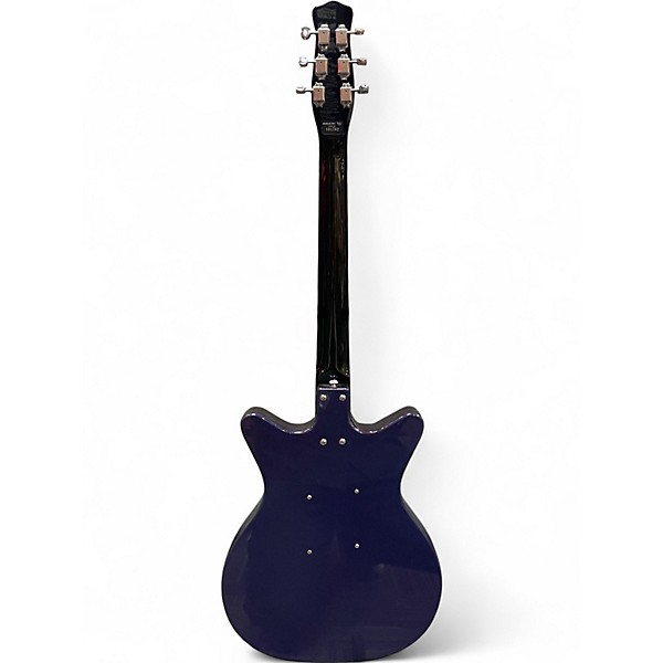 Used Danelectro 59 NOS+ BLACKOUT Purple Sparkle Solid Body Electric Guitar