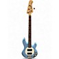 Used Sterling by Music Man Sub 4 Blue Electric Bass Guitar thumbnail
